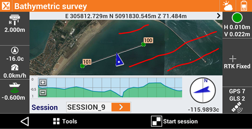 X-Pad Ultimate Survey 3 bathymetry01en